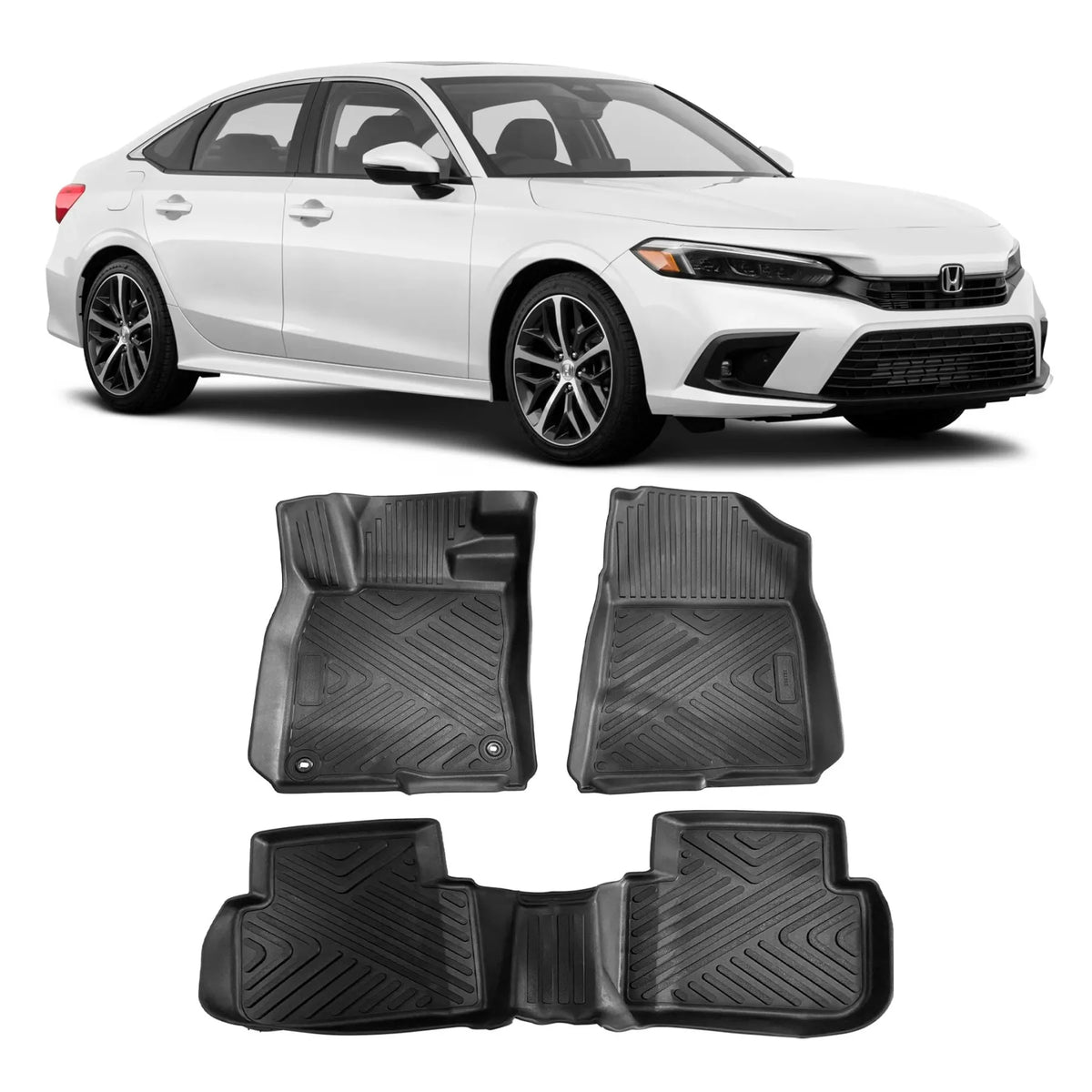 JOGO DE TAPETE BANDEJA PREMIUM CIVIC 2023 A 2024 - COMPLETO