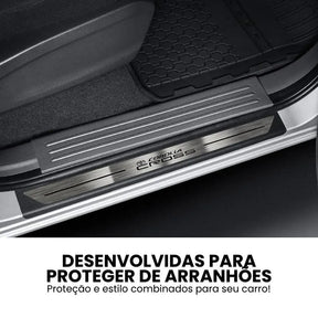 DESCANSO E SOLEIRA AÇO INOX CHEVROLET ONIX