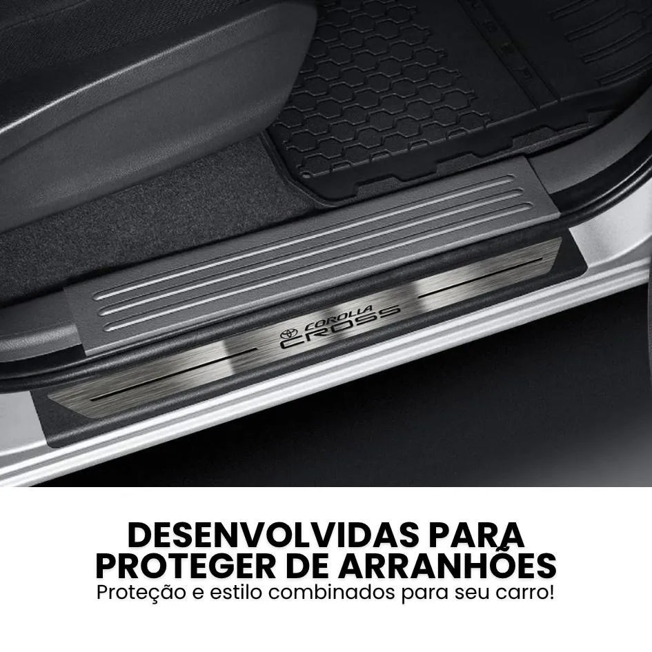 DESCANSO E SOLEIRA AÇO INOX CHEVROLET ONIX