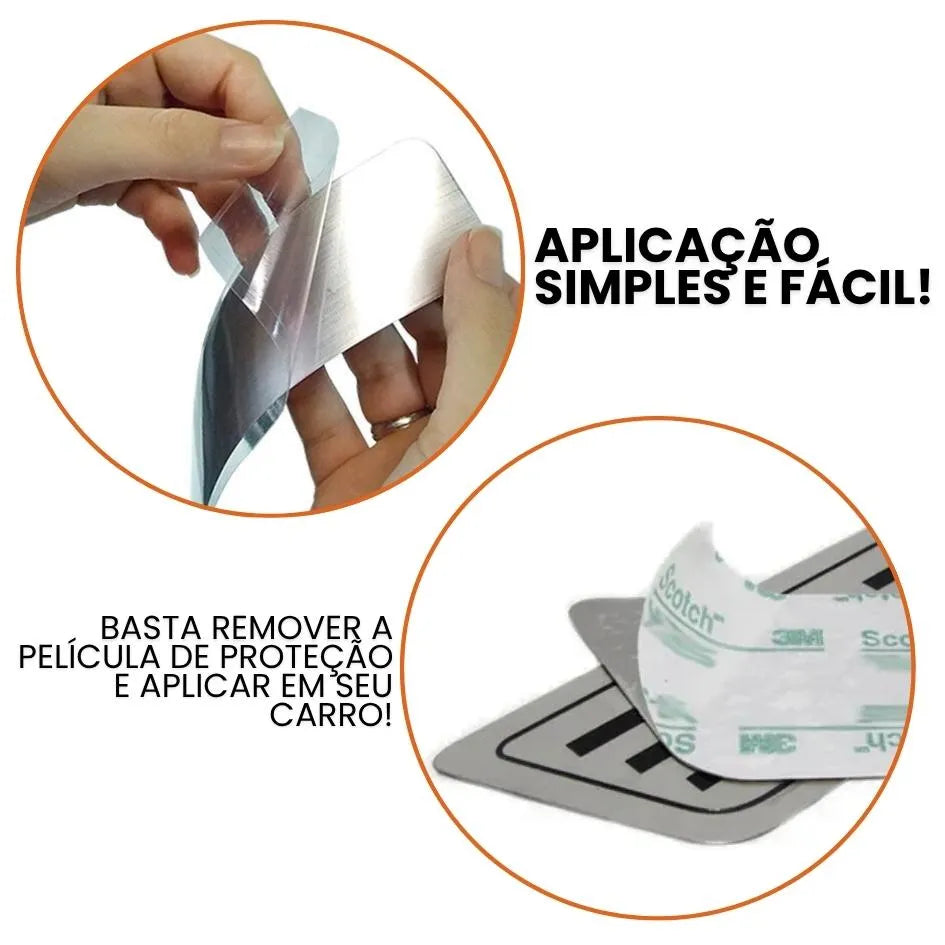 DESCANSO E SOLEIRA AÇO INOX CHEVROLET ONIX