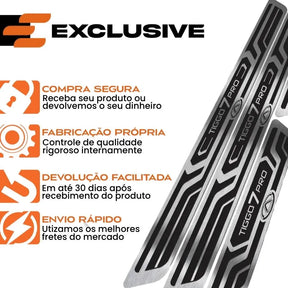 DESCANSO E SOLEIRA AÇO INOX CHEVROLET ONIX