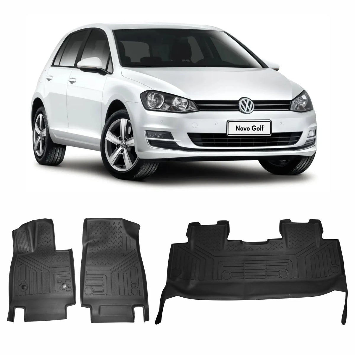 JOGO DE TAPETE BANDEJA PREMIUM GOLF 2012 A 2017 (MK7) - COMPLETO