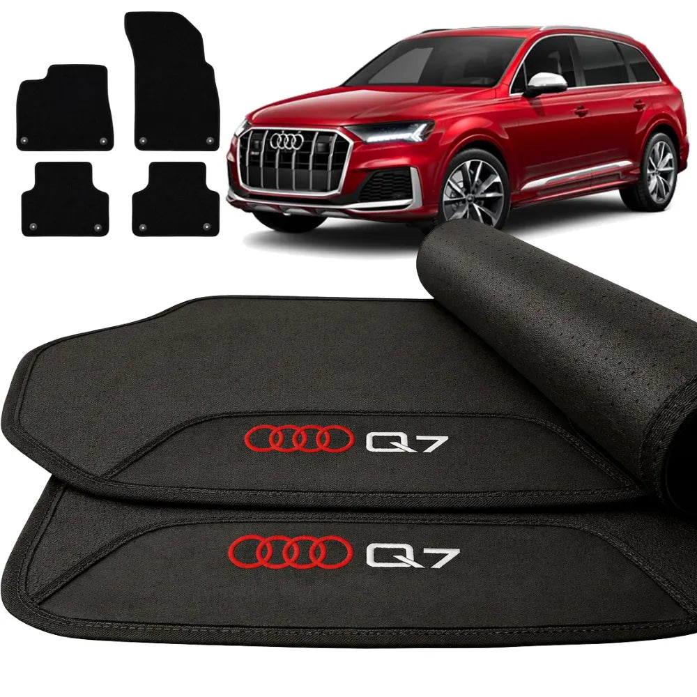 TAPETE BORRACHA PREMIUM AUDI Q7 2016 A 2024 4 PEÇAS