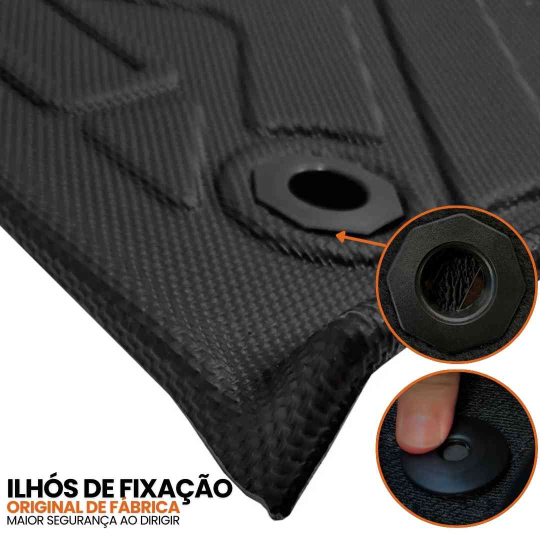 TAPETE TIPO BANDEJA PREMIUM DUSTER 2021 A 2025 JOGO COMPLETO