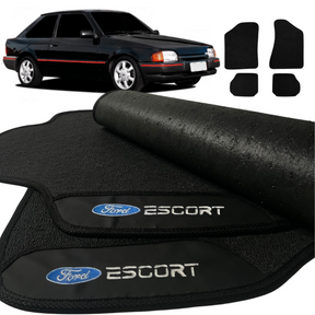 TAPETE BORRACHA PREMIUM ESCORT 1983 A 2004 4 PEÇAS