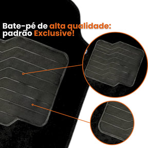 KIT TAPETES CARPETE PORTA MALAS + INTERNOS FIT 2015 A 2021