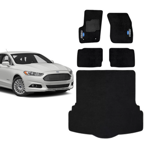 KIT TAPETES CARPETE PORTA MALAS + INTERNOS FUSION TITANIUM 2013 A 2019