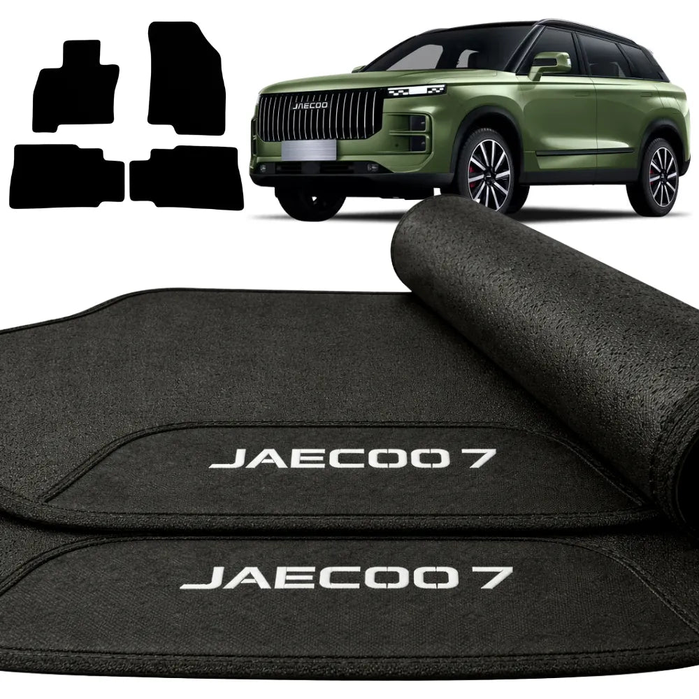 TAPETE BORRACHA PREMIUM JAECOO 7 2025 A 2026 4 PEÇAS