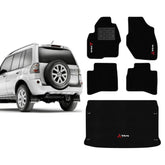 KIT TAPETES CARPETE PORTA MALAS + INTERNOS PAJERO TR4 2003 A 2015
