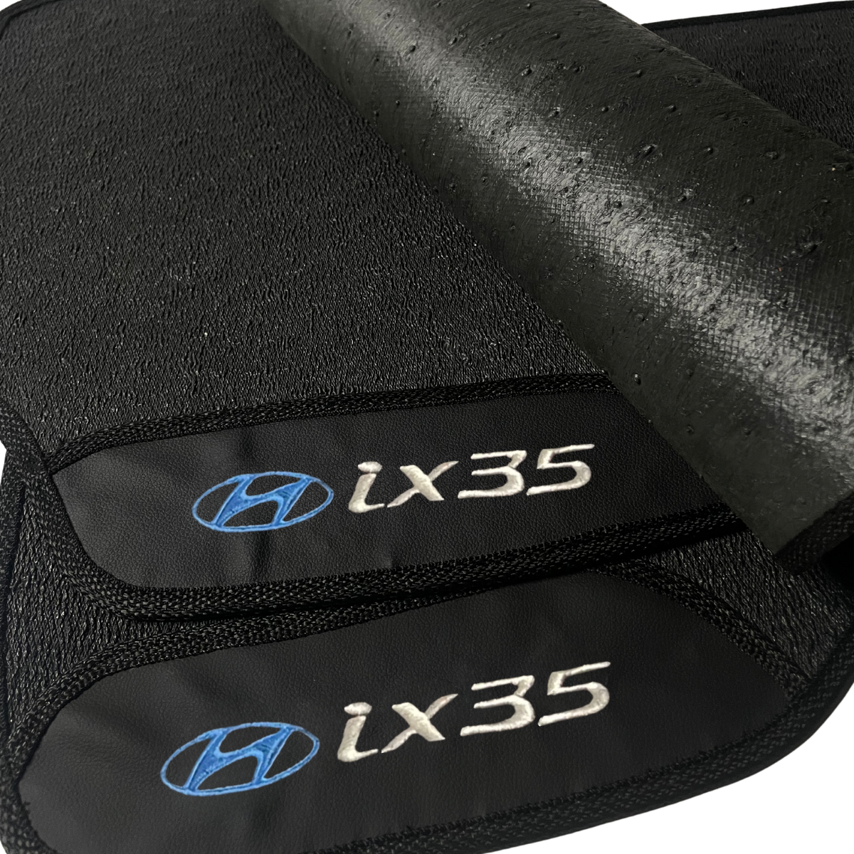 TAPETE BORRACHA PREMIUM IX35 2011 A 2023 PRETO 3 PEÇAS