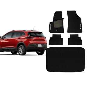 KIT TAPETES CARPETE PORTA MALAS + INTERNOS TRACKER 2020 A 2024