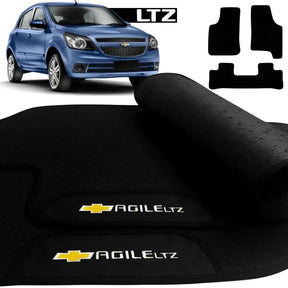 TAPETE BORRACHA PREMIUM AGILE LTZ 2009 A 2016 3 PEÇAS