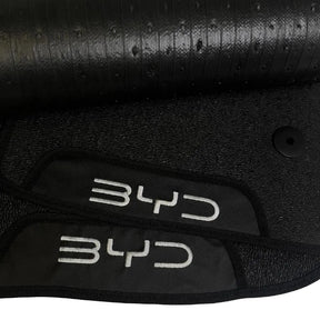 TAPETE BORRACHA PREMIUM BYD HAN 2023 A 2025 PRETO 4 PEÇAS