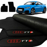 TAPETE BORRACHA PREMIUM AUDI TTS 2015 A 2023 2 PEÇAS